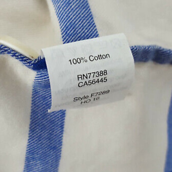 J. Crew Striped Flannel Button Down - Picture 3 of 3